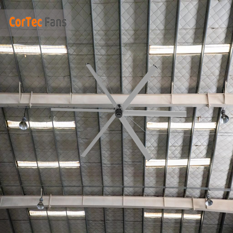 Fan size selection: Why one 24-foot HVLS fan is better than four small fans?