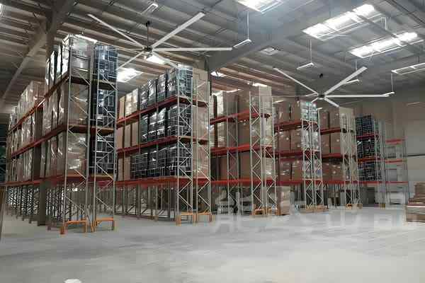 Industrial space cooling is not limited to hvls fan