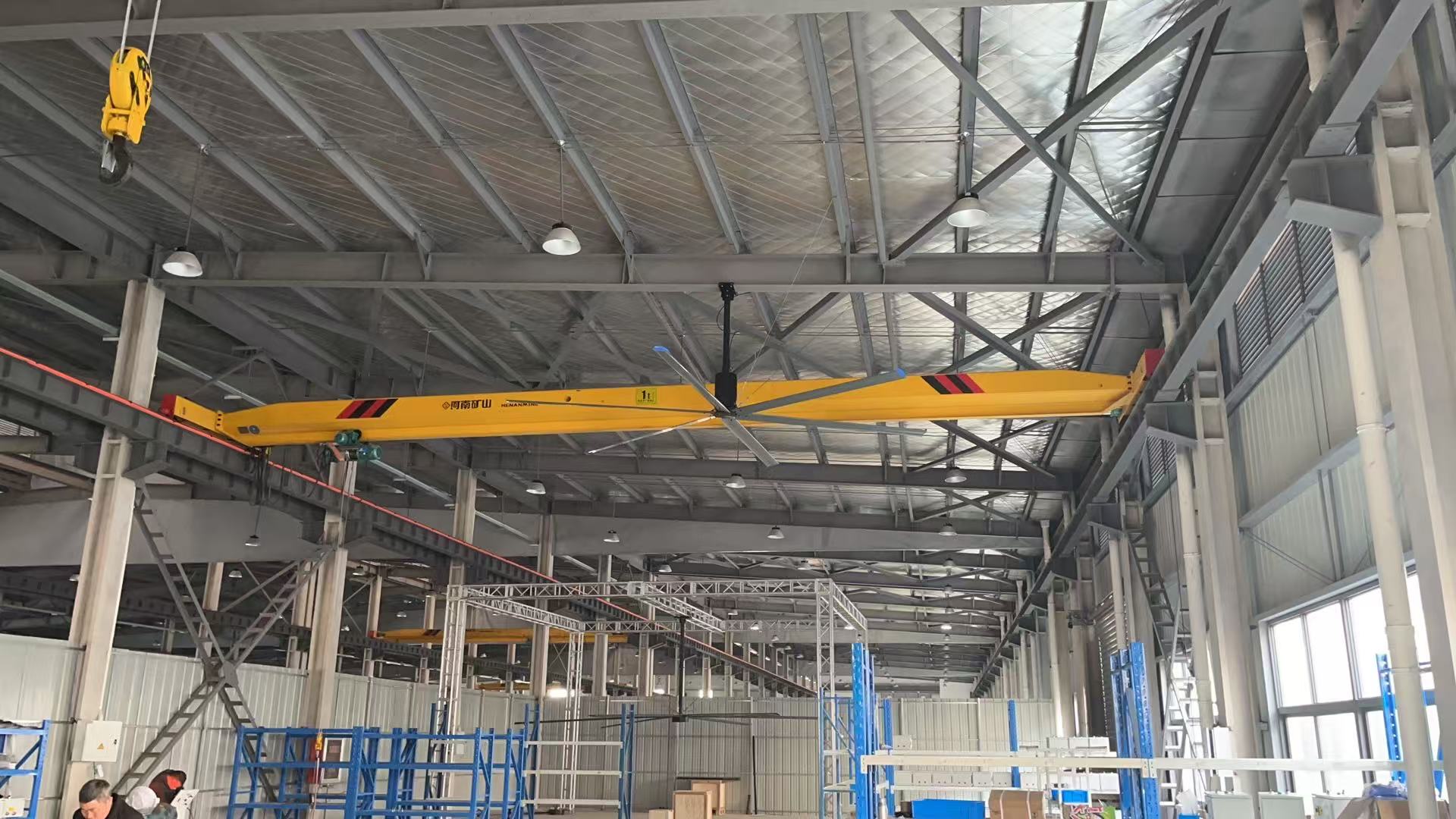 Frigga HVLS Fans: Outer---Rotor PMSM Ventilation Technology from CorTec