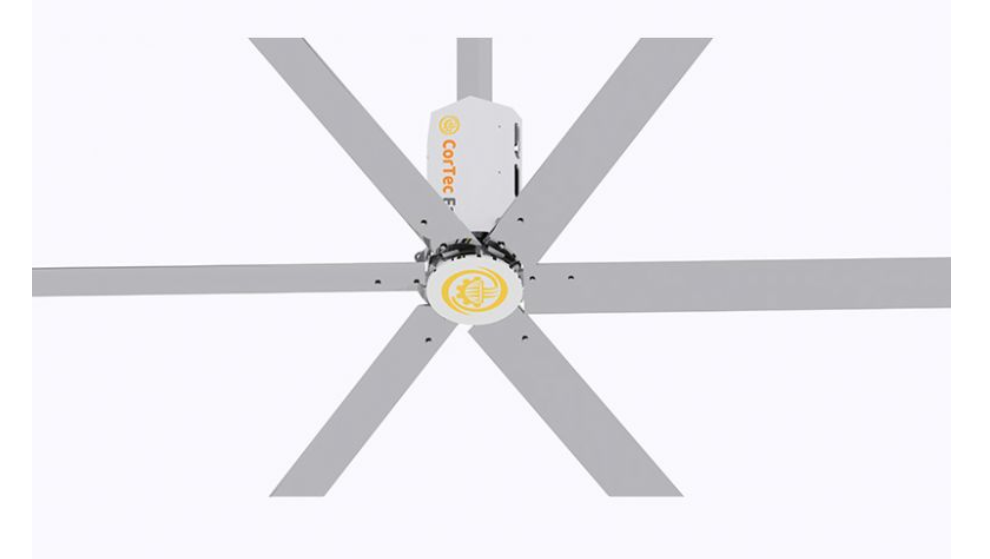 CorTec Odin Series Large Industrial Ceiling Fans: Redefining Ventilation Standards for Large Spaces