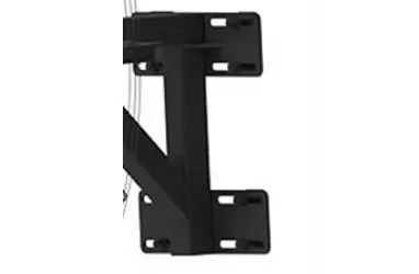 Reinforced steel base structure laser cut support frame