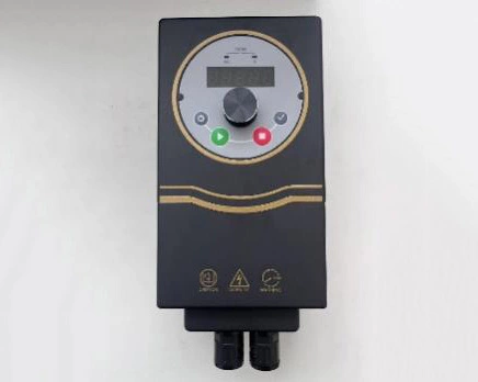VFD IP54 with start/stop, speed knob, and indicator