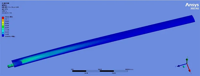 Internal reinforcement structure of CorTec fan blade design